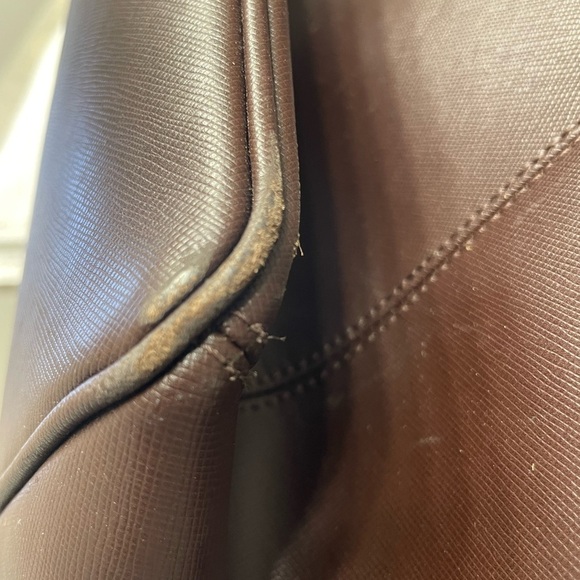 Coach  Brown Classic Leather Tote - Picture 14 of 16